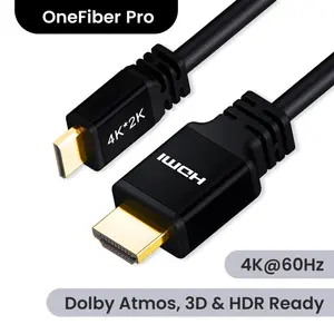 Kabel Mini HDMI Male to HDMI Male v2.0 - 3 Meter - OneFiber OF76