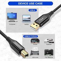 Gambar Kabel Printer Scanner USB 2.0 Type A Male to B Male - 2 Meter dari onefiber Kota Bandung 3 Tokopedia