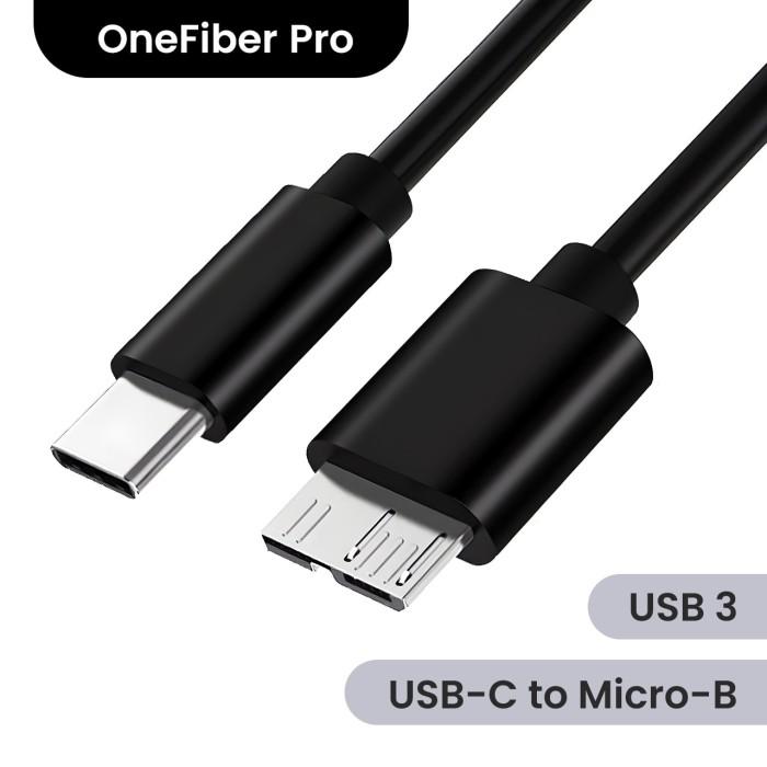 Gambar Kabel USB 3.0 Type-C Male to Micro B Male - 1 Meter / 2 Meter / 3 Meter - OneFiber - 1 Meter dari onefiber Kota Bandung Tokopedia