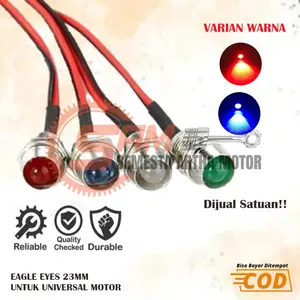 Fake Alarm Palsu Led Kedip 12v Anti Maling Curi Motor Pencurian Mobil - Biru