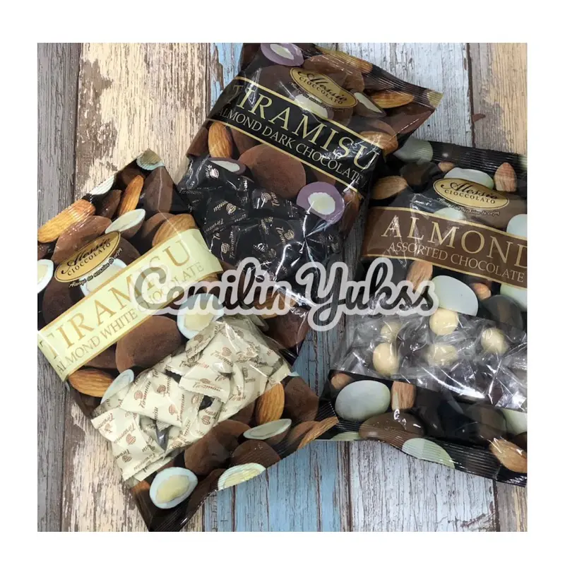 Alessio Almond Chocolate 200g Alessio Tiramisu Almond Chocolate Coklat Almond Malaysia 0
