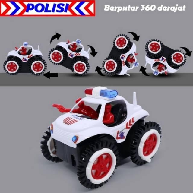 Mainan Mobil Jeep Tumbling Tank Jungkir Balik Bolak Balik Mainan Anak Mobil Tumbling Baterai 1