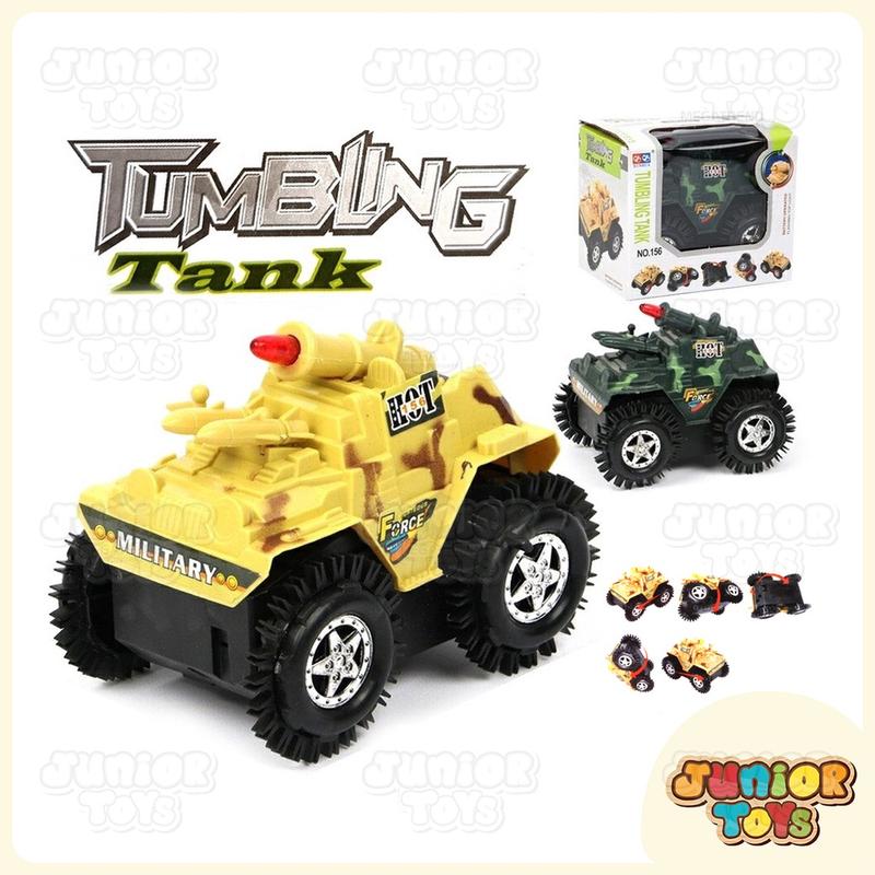 Mainan Mobil Jeep Tumbling Tank Jungkir Balik Bolak Balik Mainan Anak Mobil Tumbling Baterai 0