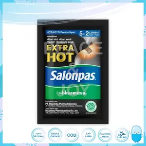 SALONPAS EXTRA HOT HITAM SACHET ISI 10 LEMBAR KOYO HISAMITSU MEREDAKAN NYERI