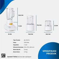 Gambar Miyako Blender Juicer Pelumat Listrik 1L BL 101 102 PL PLASTIK, BL 102 GS KACA - MN - 2IN1 PL 101 - PLASTIK dari manolistore Kota Bekasi 4 Tokopedia