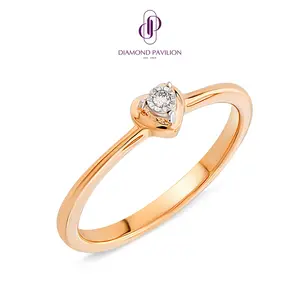 Diamond Pavilion Cincin Emas Batu Berlian Carlene Ring