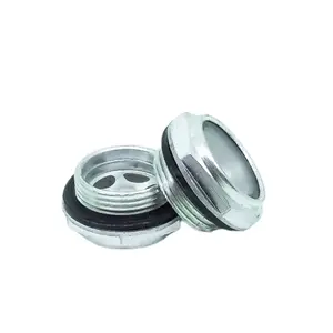 Oil Level Indikator Alumunium Kaca Oli Kompresor Angin