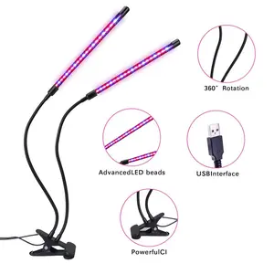 DQOK Grow Light LED USB Flexible Phytolamp 3 Color Spectrum 20W 5V - LD7448