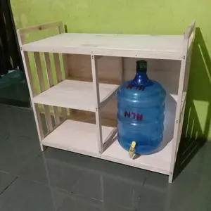 MEJA KOMPOR GAS DARI KAYU~BAHAN PILIHAN BERKWALITAS~2 TUNGKU 80x40x80