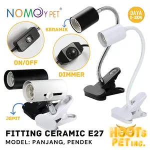 FITTING CERAMIC JEPIT FITING KERAMIK LAMPU UVA UVB REPTIL REPTILE KURA