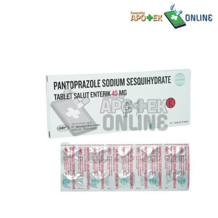 PANTOPRAZOLE 40 MG MAHAKAM BETA FARMA STRIP 10 TABLET