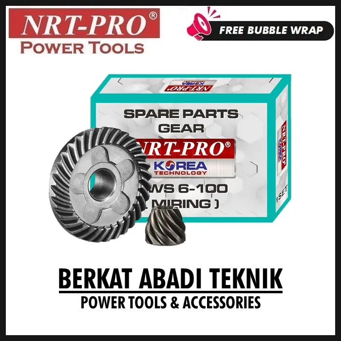 NRT-PRO Gear GWS-6-100 Miring Mesin Gerinda Listrik Gurinda Grinda Grenda Tangan Gir Nanas Gigi 0
