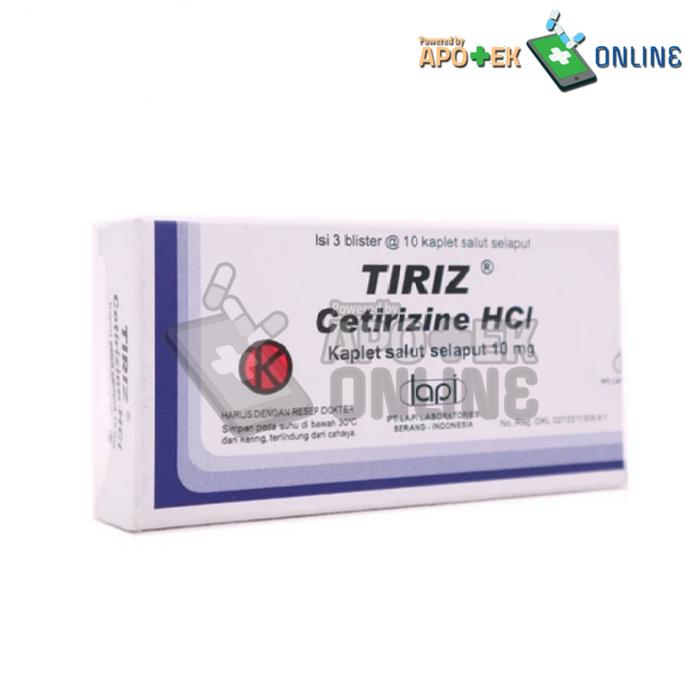 TIRIZ 10MG 1 STRIP 10 TABLET