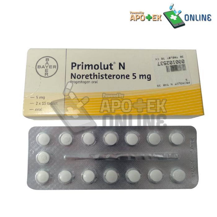 PRIMOLUT N 5 MG STRIP 15 TABLET