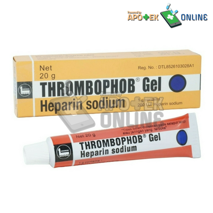 Gambar THROMBOPHOB GEL TUBE 20GR dari Apotek Dear Farma Medan Baru Kota Medan Tokopedia