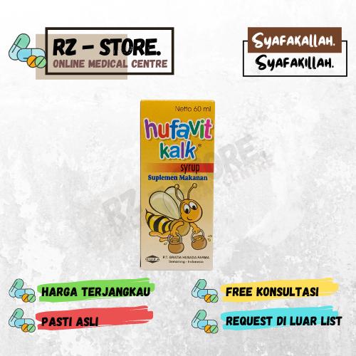 HUFA HUFAVIT KALK SYRUP 60 ML - BOTOL - Shop | Tokopedia