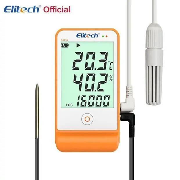 Data Logger Temperature Humidity Elitech GPS6 Thermometer GPS-6 GSP6 2