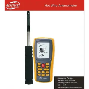 Anemometer Benetech GM8903 Hot Wire Flow Meter GM-8903 Air Velocity
