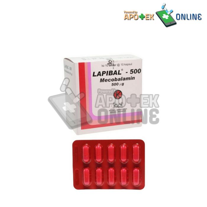 LAPIBAL 500MCG 1 BLISTER 10 KAPSUL