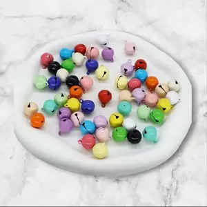 DIY Lonceng Gantung Bahan Metal Warna Permen candy  Aksesoris Gantungan Kunci Hewan Peliharaan awet