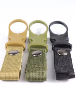 carabiner botol minum holder Bottle Hook buckle Bag nylon belt