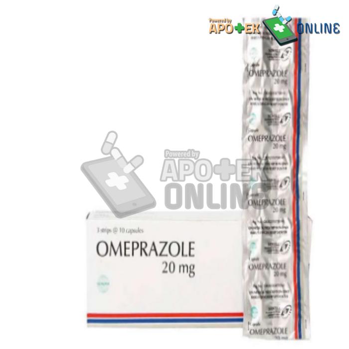 OMEPRAZOLE 20 MG INDOFARMA STRIP 10 TABLET