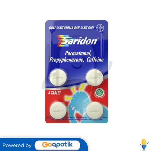 SARIDON STRIP 4 TABLET