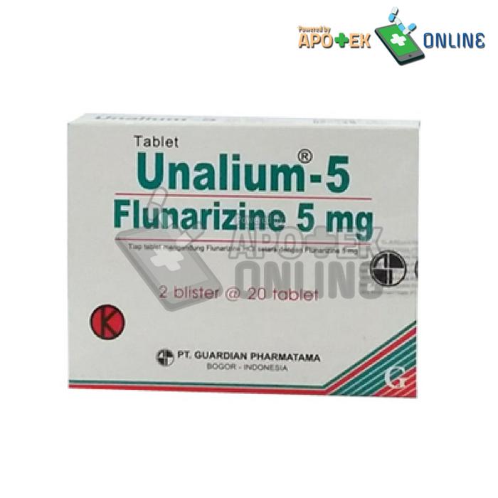 UNALIUM 5 MG STRIP 20 TABLET
