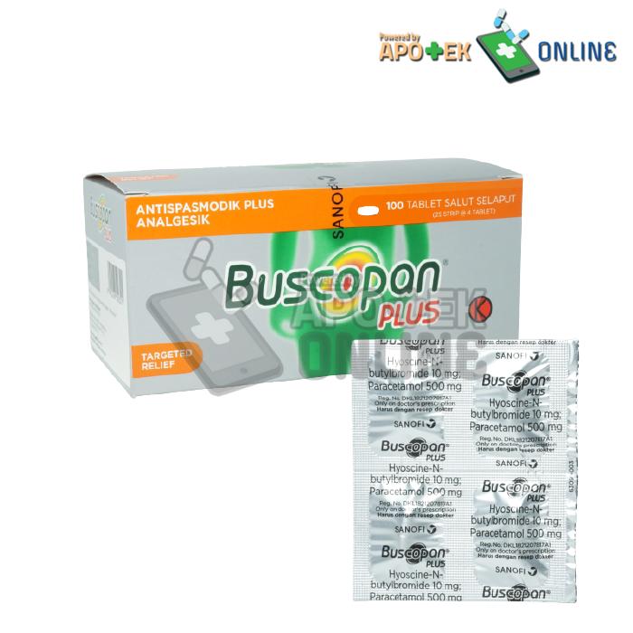 BUSCOPAN PLUS STRIP 4 TABLET