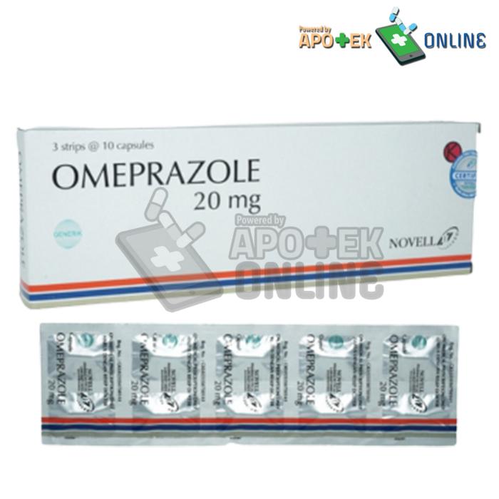OMEPRAZOLE 20 MG NOVELL PHARMACEUTICAL STRIP 10 CAPSUL