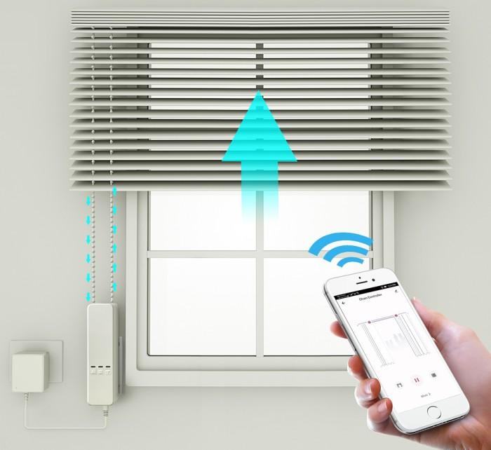 Tuya Automatic Smart Roller Blind Motor, Control Via Phone SmartLife app