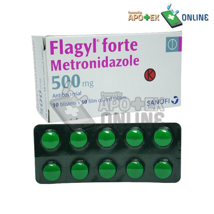 FLAGYL FORTE 500 MG STRIP 10 TABLET
