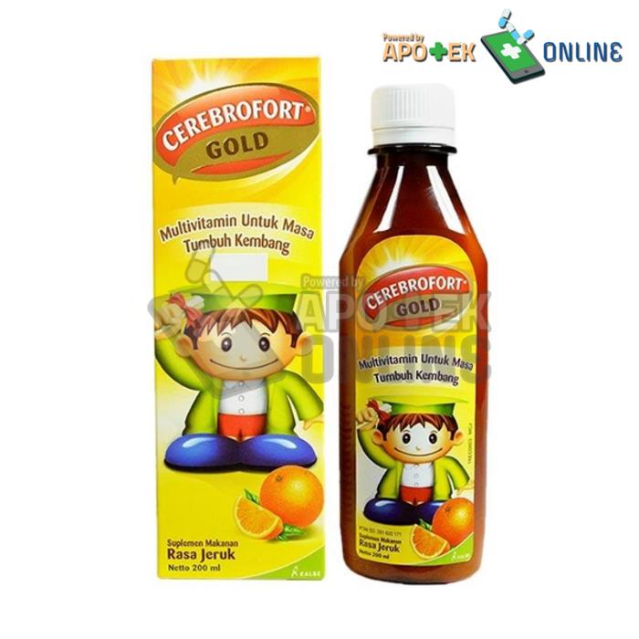 CEREBROFORT GOLD SIRUP ORANGE 200ML