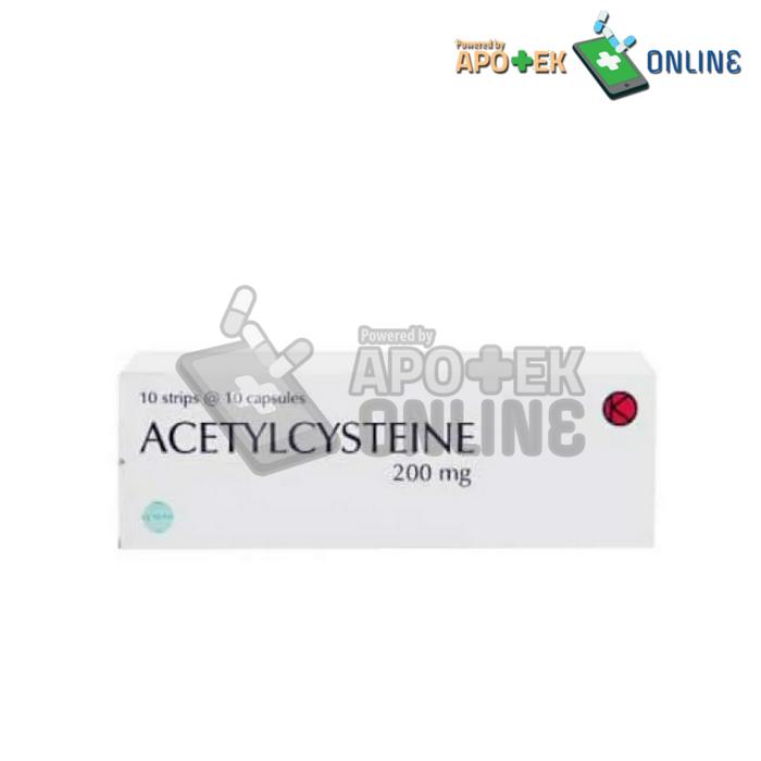 ACETYLCYSTEINE 200 MG NOVELL PHARMACEUTICAL STRIP 10 TABLET