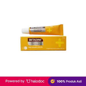 Betadine 10% Salep 5 g - Obat Luka - Halodoc