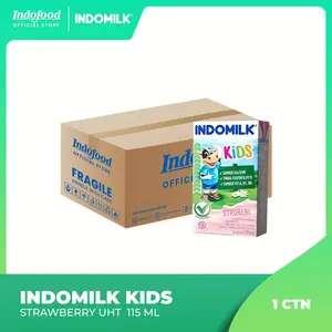 CTN - Indomilk Kids Strawberry UHT 115 Ml