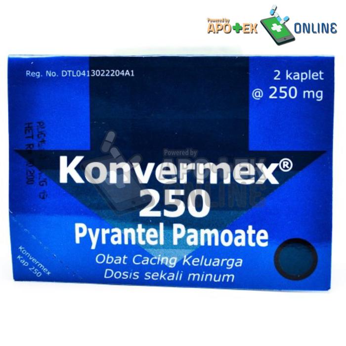 KONVERMEX 250MG 1 STRIP 2 CAPLET