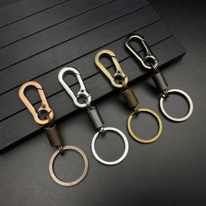 Gantungan kunci carabiner spring per stainless kualitas terbaik murah