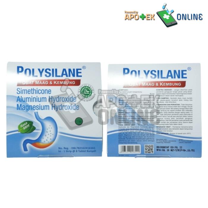 POLYSILANE TABLET KUNYAH 8 TABLET