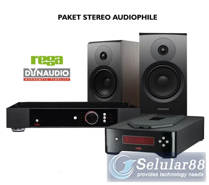 Rega Apollo+ElicitR+Dynaudio Emit20 Paket CD Player Amplifier Speaker