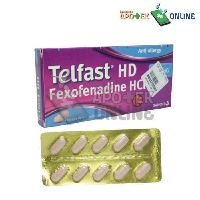 TELFAST HD 180 MG STRIP 10 TABLET