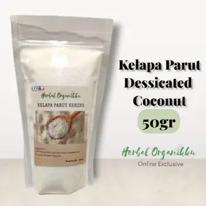 Kelapa Parut Kering 25 & 50gr | Desiccated Coconut