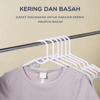 Gambar BONBOX Gantungan Baju 10 pcs Bahan PP BCH10 dari MiFun Living Kota Denpasar 3 Tokopedia