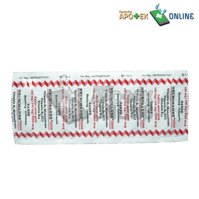 NEUROSANBE 5000 MG STRIP 10 TABLET