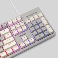 Gambar REXUS K9E V2 BATTLEFIRE RGB Gaming Keyboard - CREAM-BROWN dari GGSTORESBY Kota Surabaya 3 Tokopedia