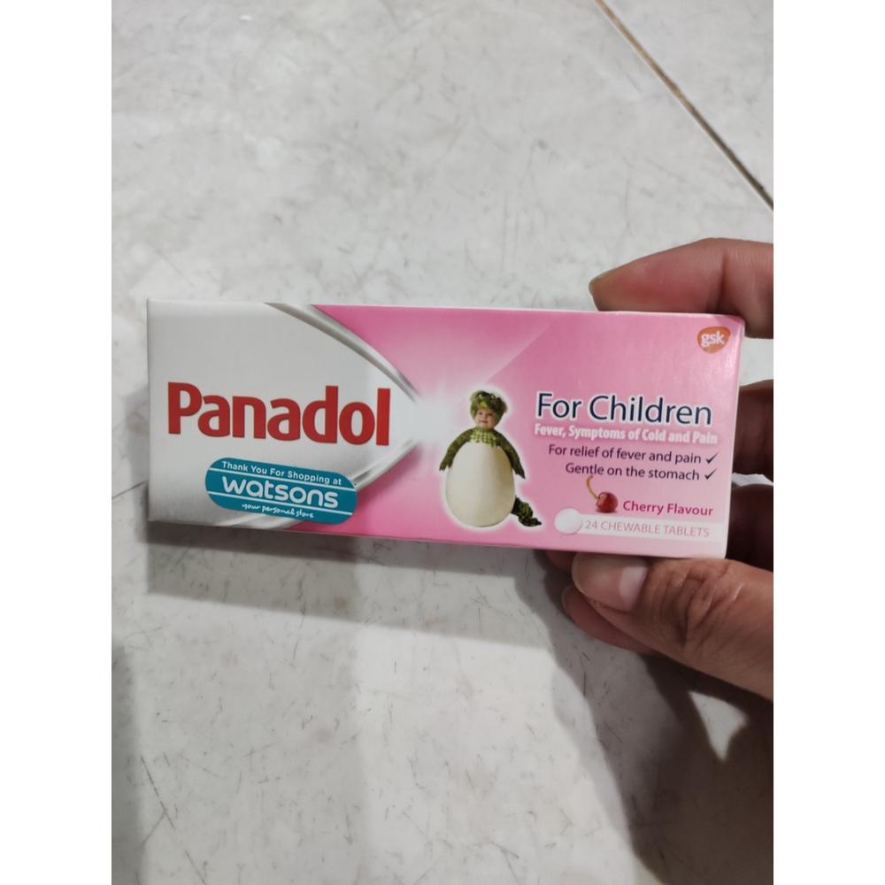 Ready Stock Panadol For Children Pain And Fever Relief, 24 Tablets Singapore