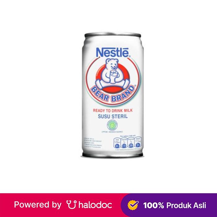 Gambar Bear Brand Susu Steril 189 ml - Susu Steril - Halodoc dari Apotek Halomedika Kranggan Kota Bekasi Tokopedia