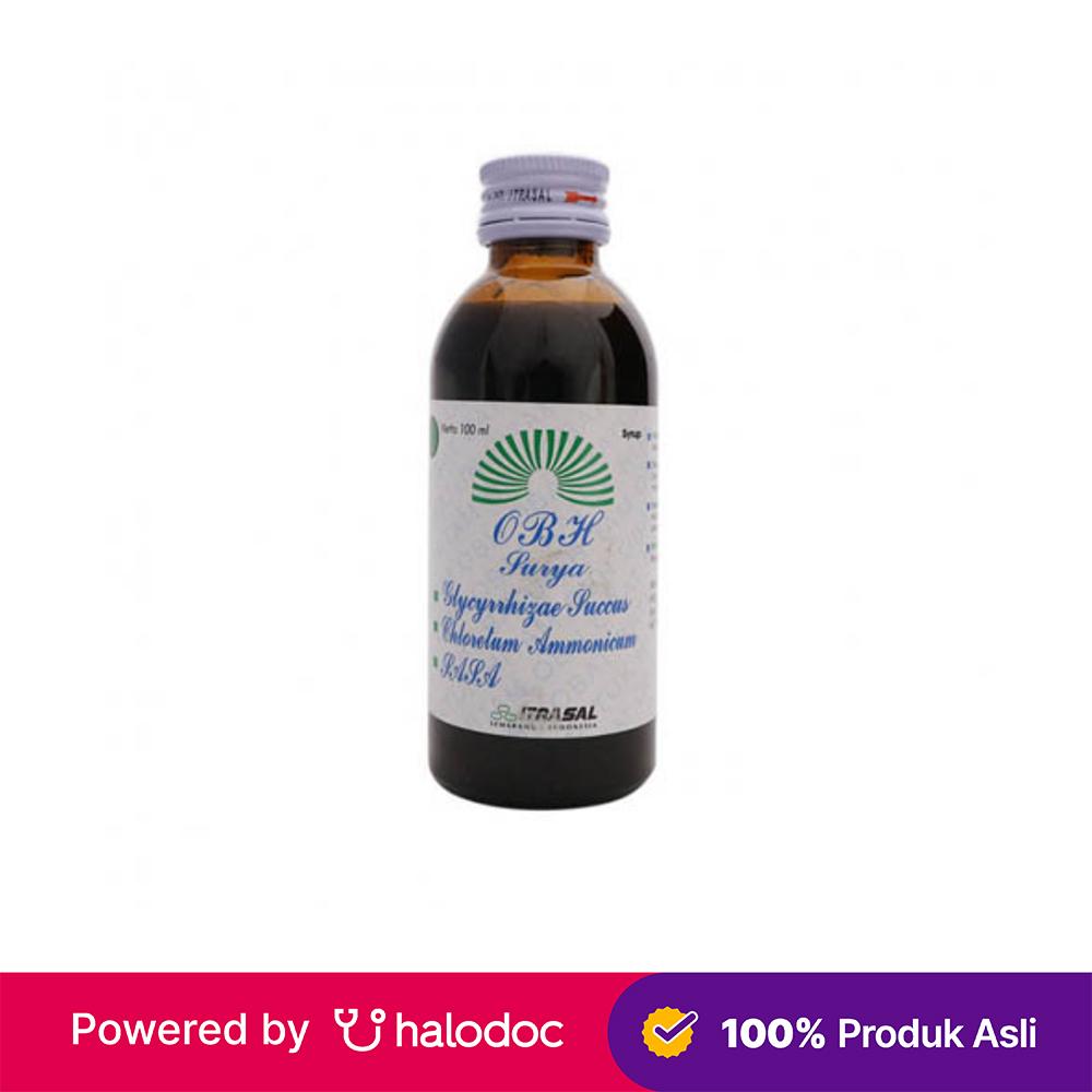 OBH Surya Itrasal 100 ml - Obat Batuk & Flu - Halodoc