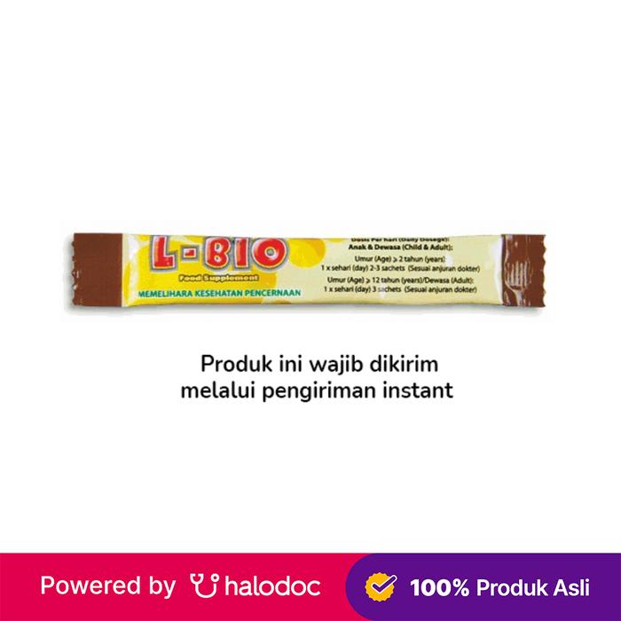 Gambar L-Bio Granul 1 Sachet - Vitamin Probiotik - Halodoc dari Apotek Medika Prima Tambora Kota Administrasi Jakarta Barat Tokopedia