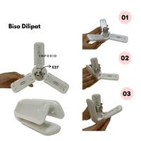 Gambar LED fill light tri star 30w dan 45w - Lighting studio foto IMPODIO - flexible+30w dari Impodio Kota Tangerang Selatan 5 Tokopedia